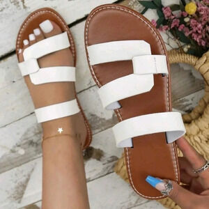 New Summer Fashion Women's Flat Slipper, Anti-Slip, Durable Tpr Soles